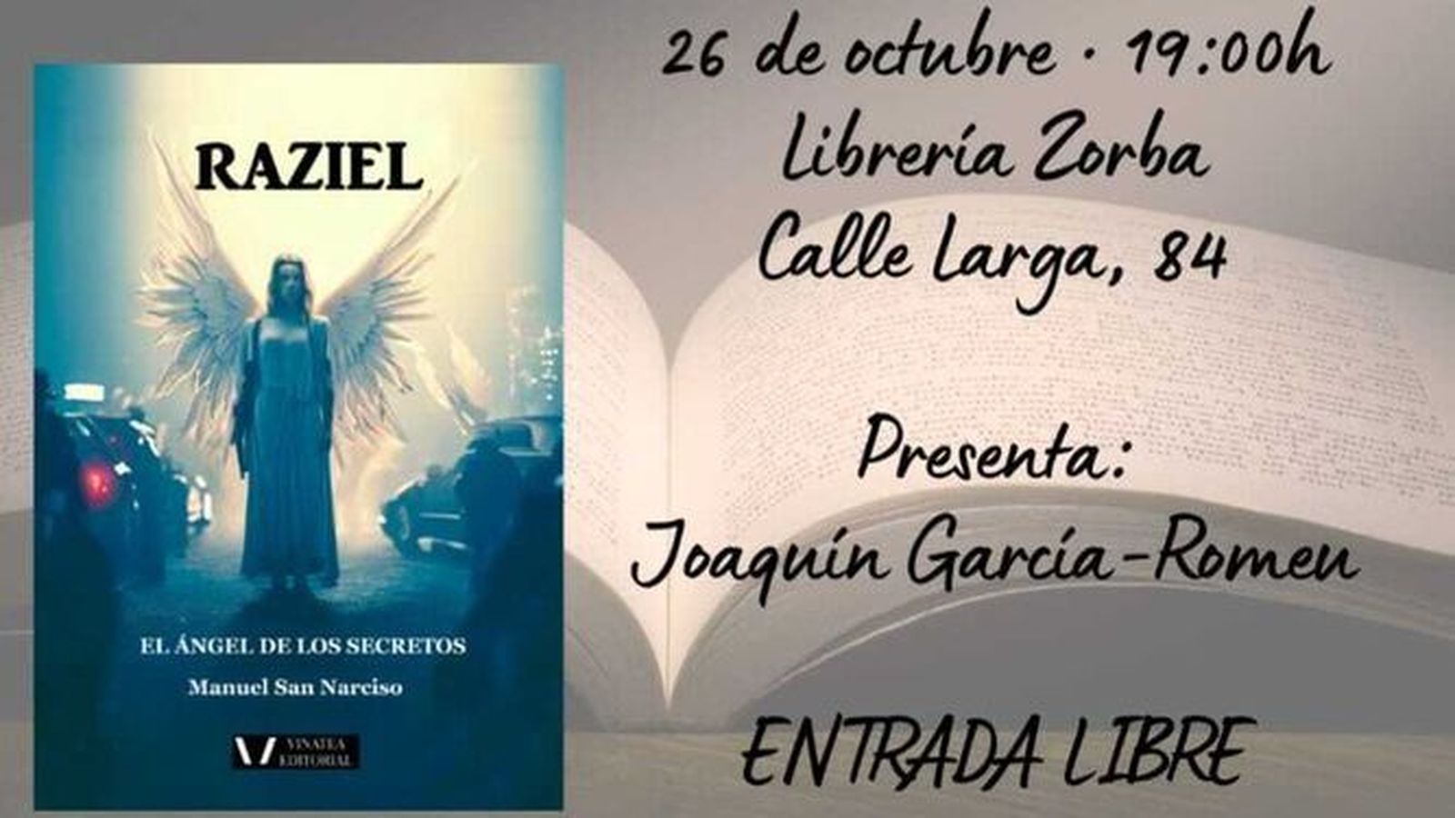 El libro se presenta este jueves, a las 19:00 horas.