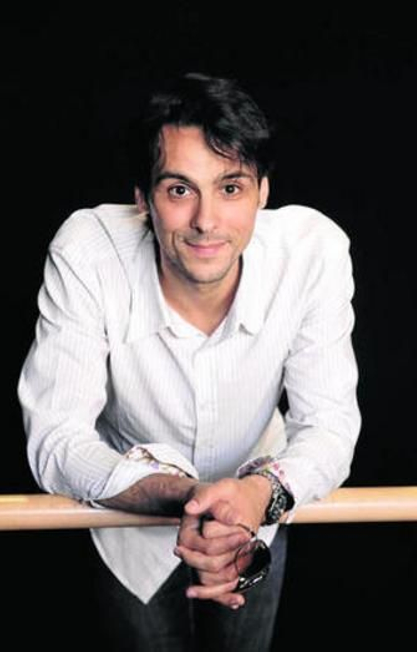 Igor Yebra, primer bailarin del Ballet Burdeos, ayer en Granada.