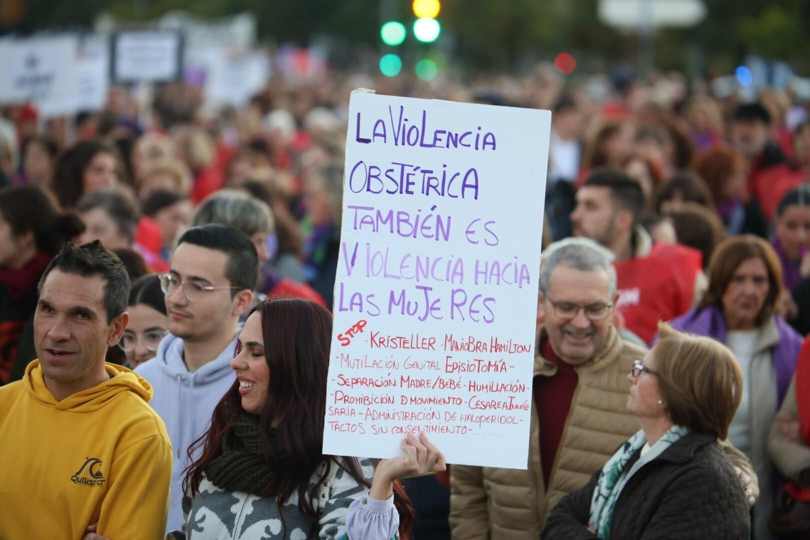 La manifestación del 25N en Córdoba, en imágenes