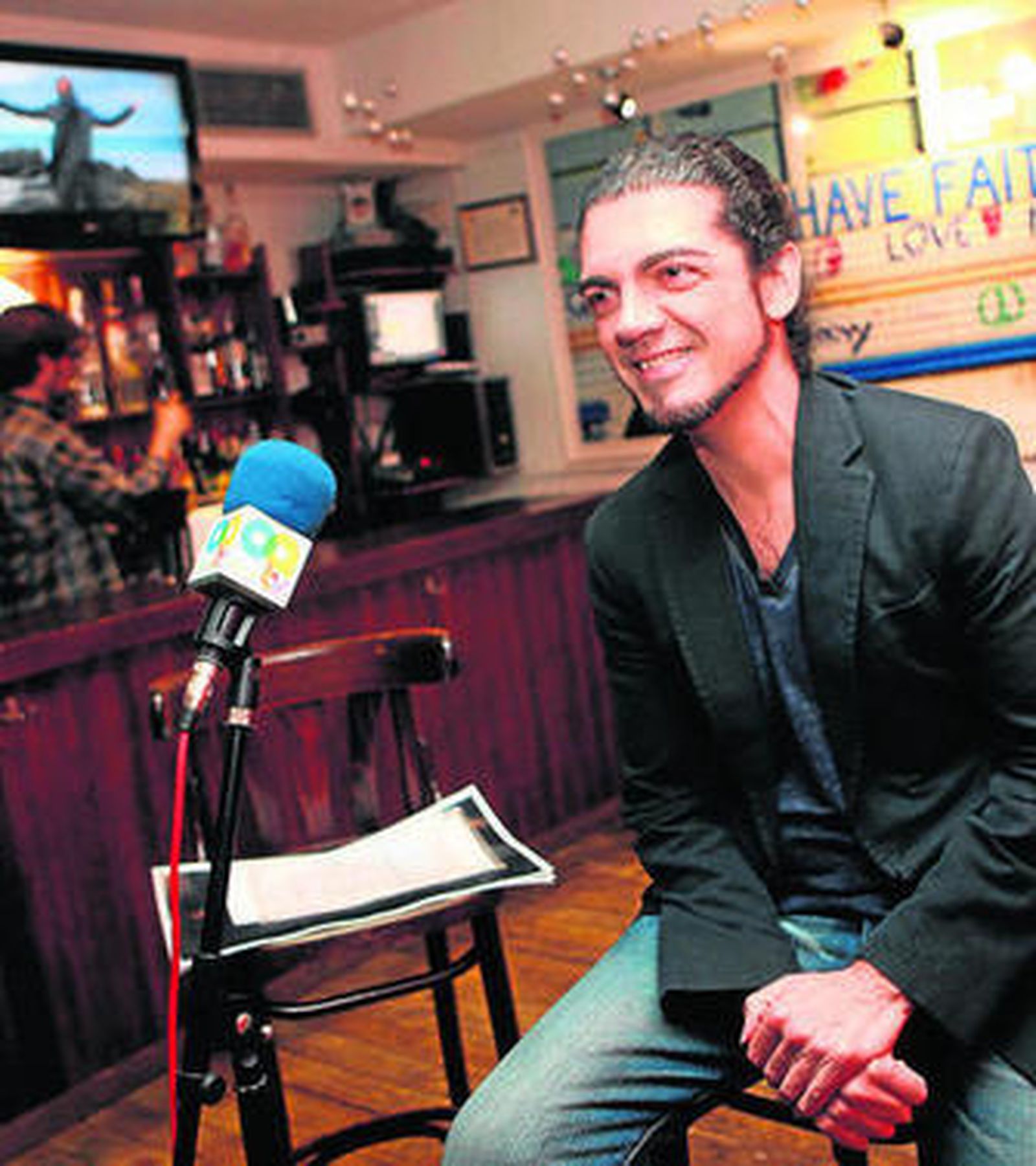 Imagen de José Carlos Gómez, ayer en la rueda de prensa en Algeciras.