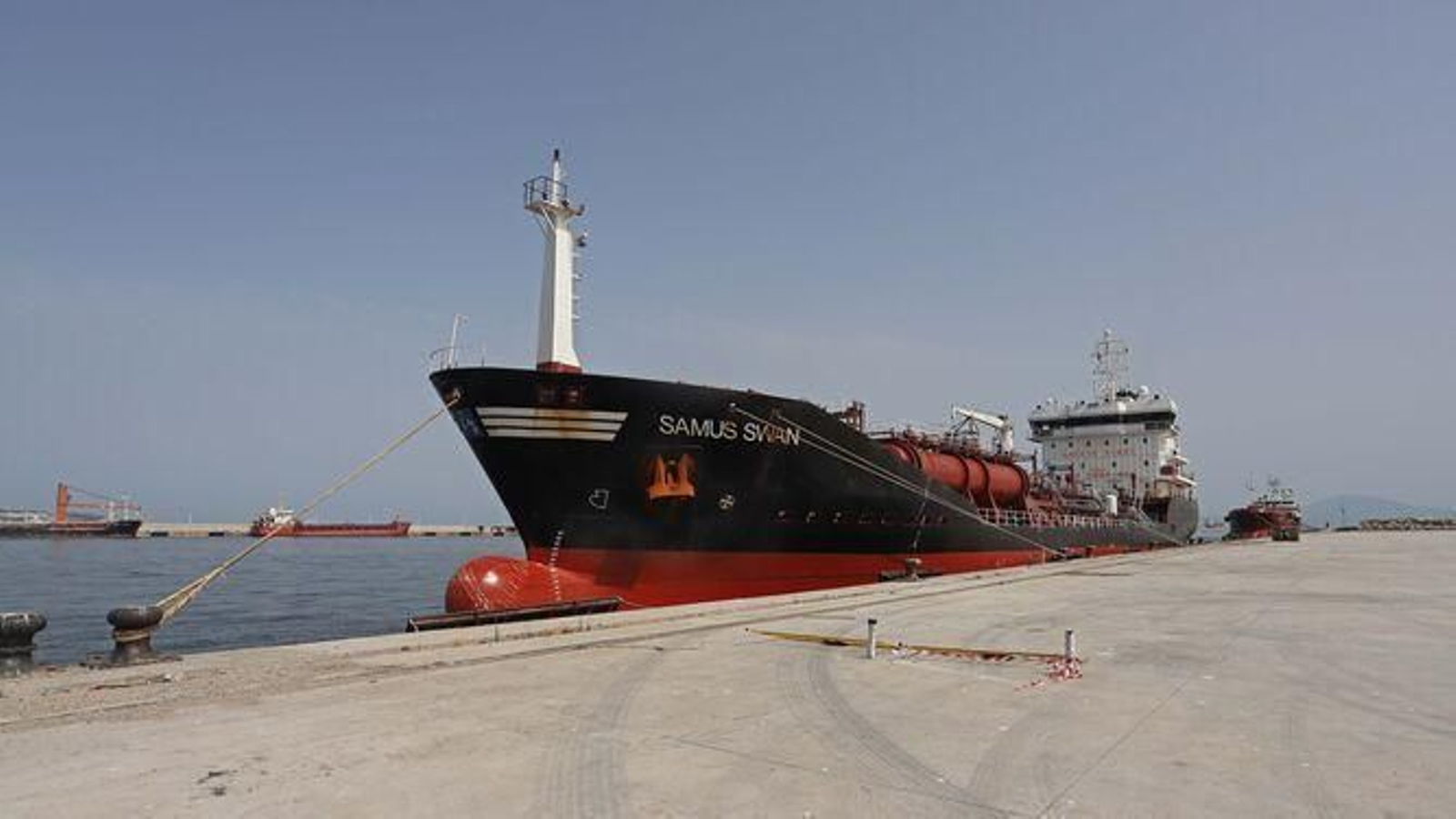 El petrolero 'Samus Swan'.