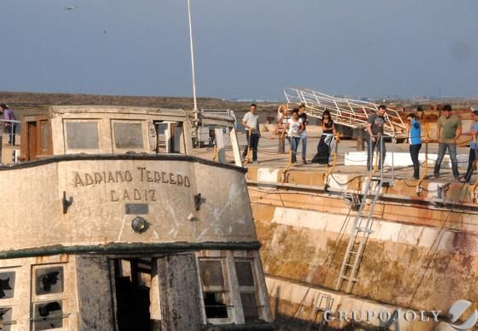 El Vaporcito se encuentra ya en el dique seco de los astilleros de San Fernando a la espera de una decisión sobre su futuro.

Foto: Elias Pimentel