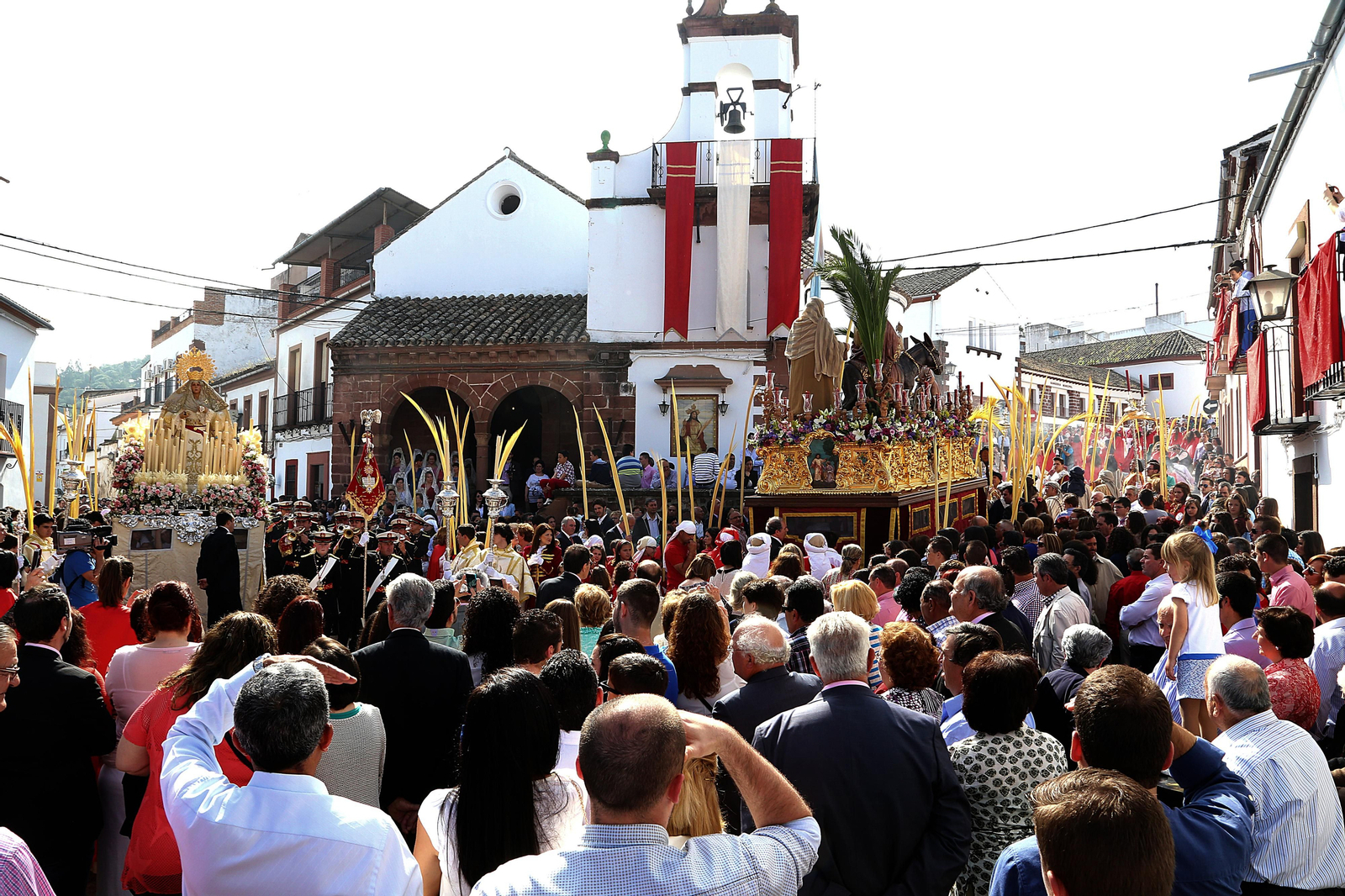 Estación de penitencia de la Hermandad de la Borriquita de Montoro.