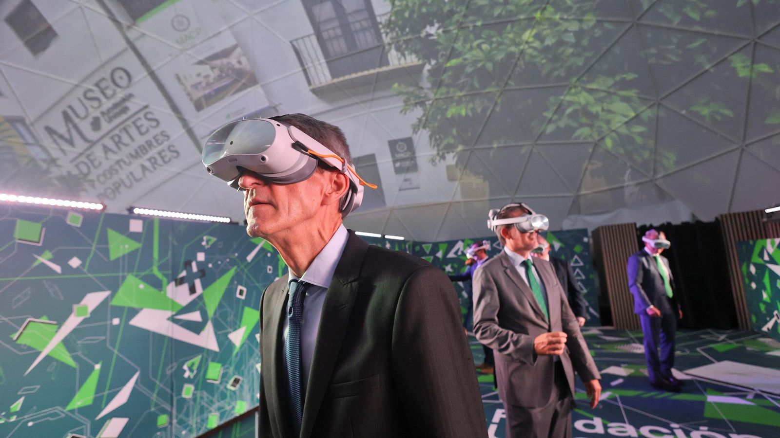 El Espacio Fundación Unicaja con el que la institución celebra su décimo aniversario, en imágenes