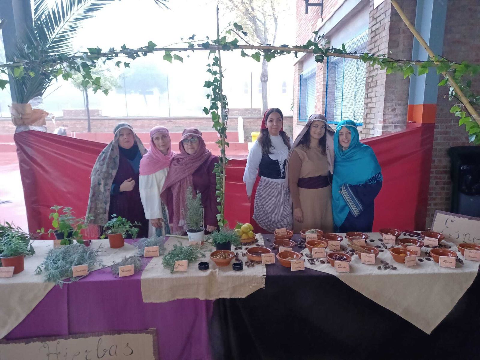 Belén viviente en el CEIP Manuel de falla