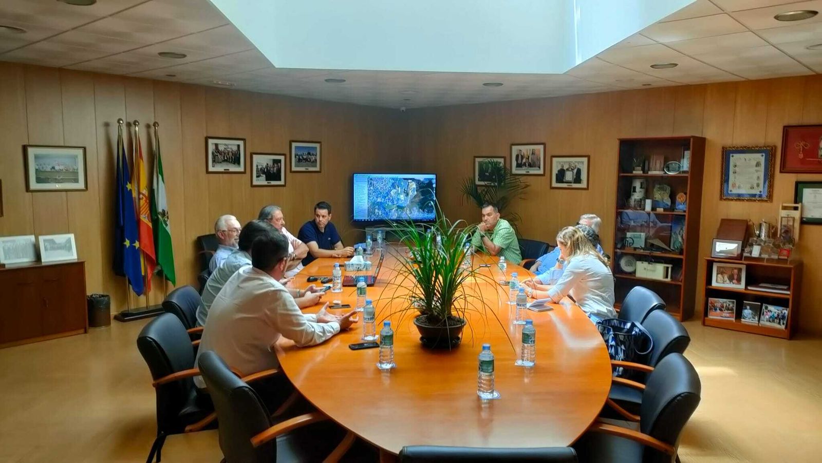 Encuentro con regantes de Córdoba.
