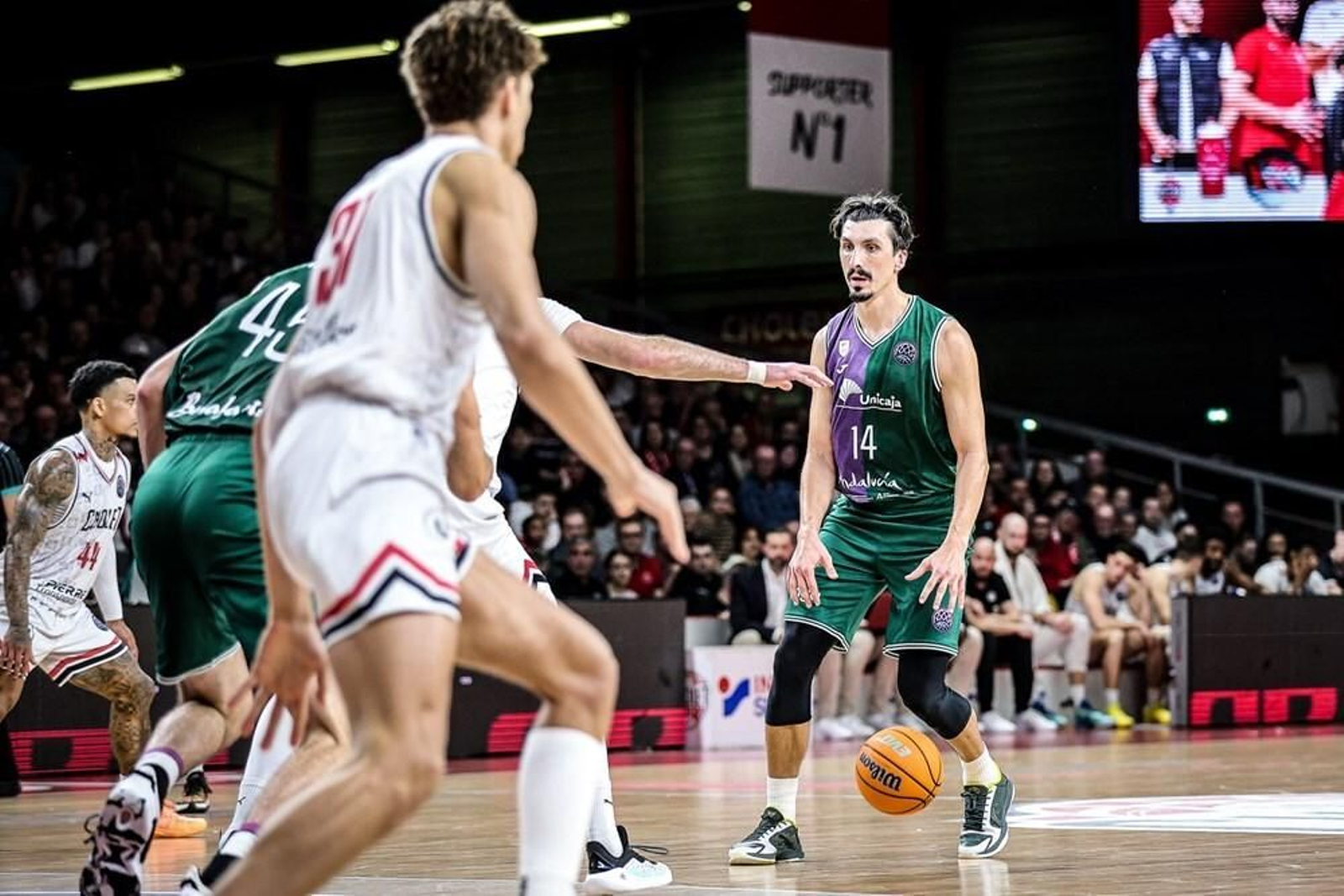 El Cholet - Unicaja, en fotos