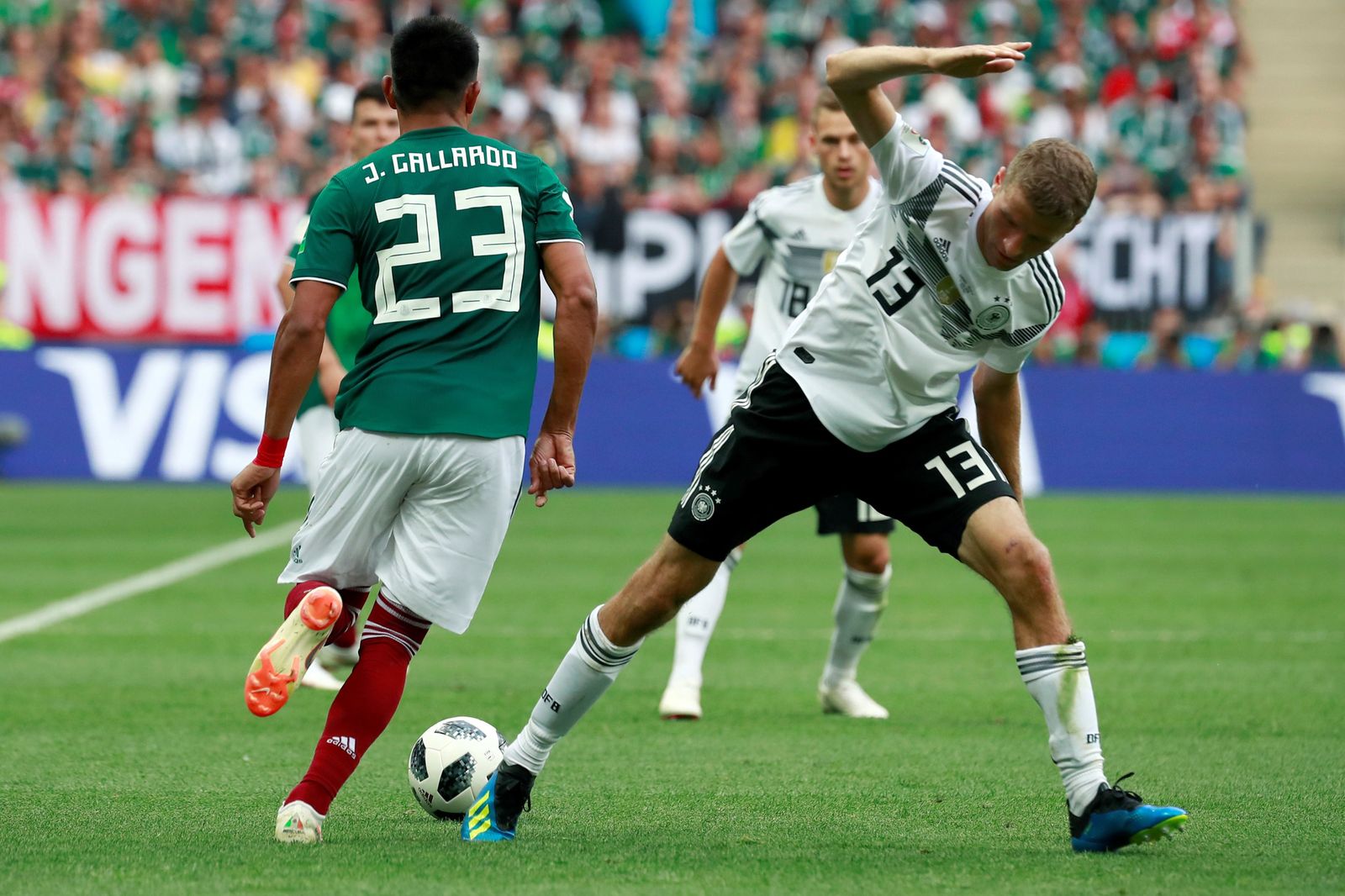 Las imágenes del Alemania-México