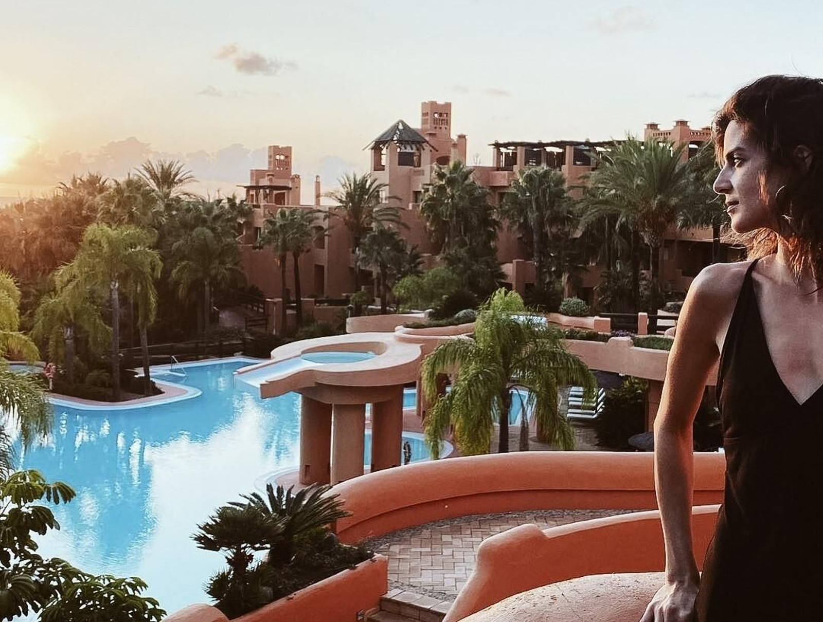 Clara Lago disfrutando de Royal Hideaway Sancti Petri