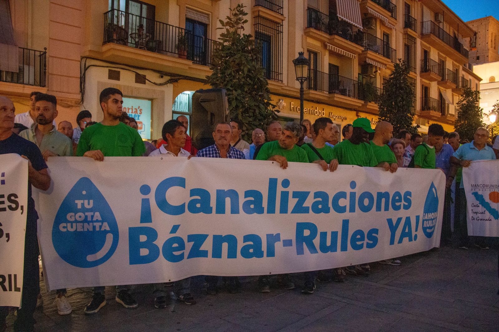 Manifestación por las infraestructuras de la Costa de Granada
