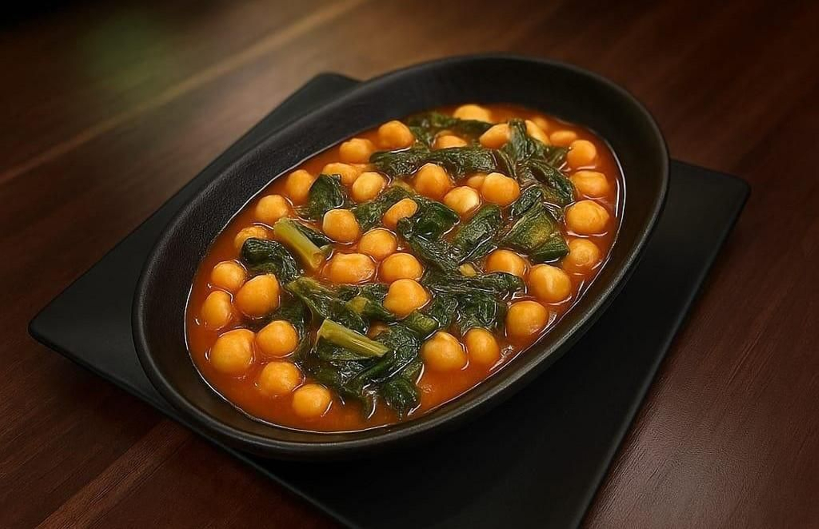 Garbanzos con espinacas de Plaza Colón Vinos y Tapas