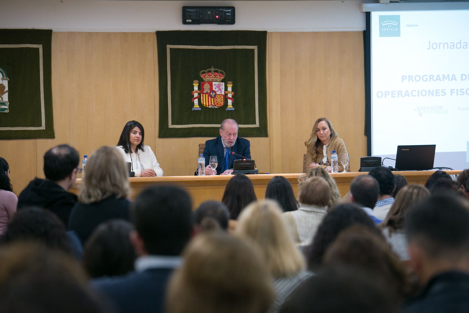 El presidente de la Diputación, Fernando Rodríguez Villalobos, en la clausura del programa.