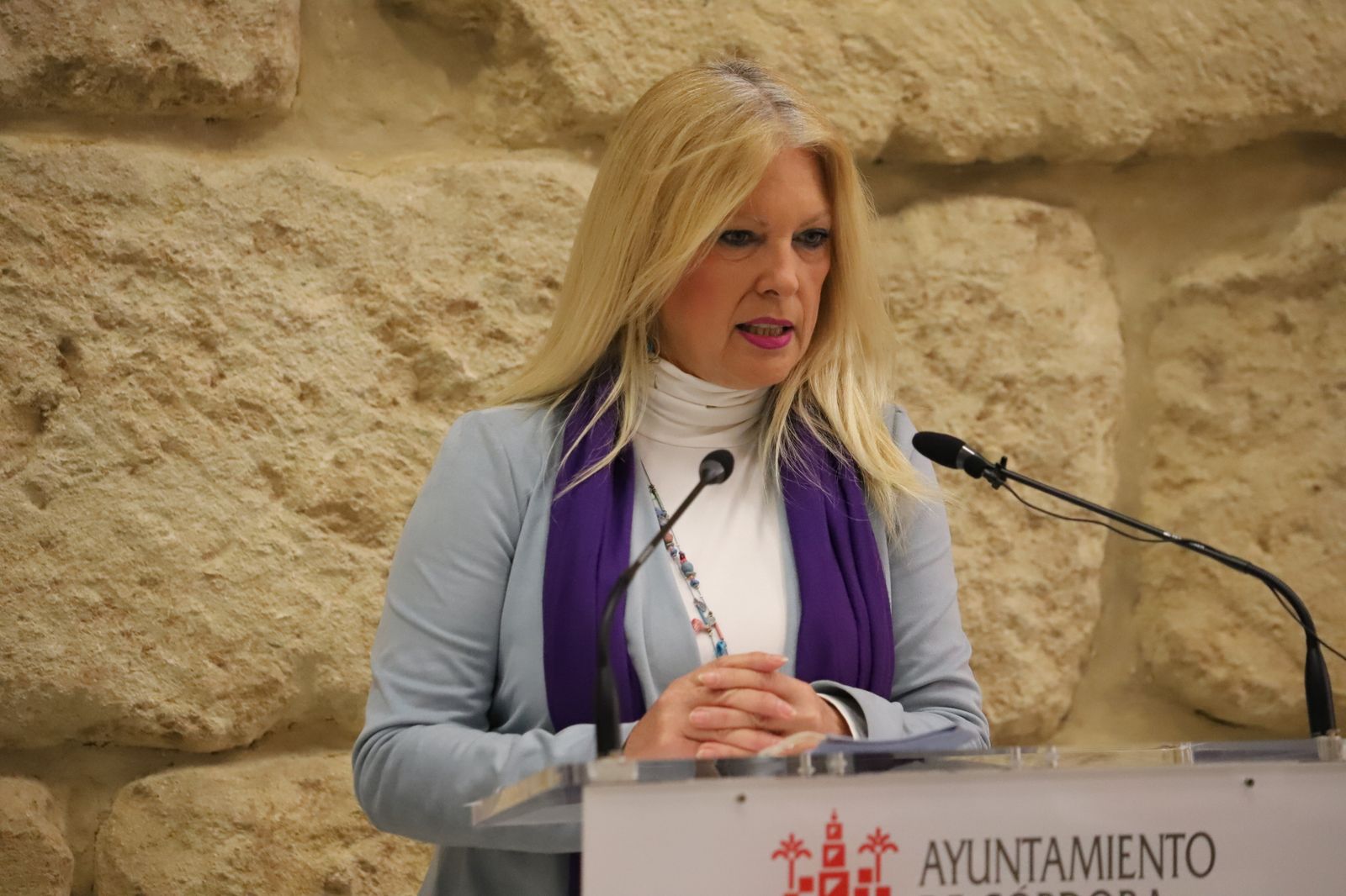 Cristina Pedrajas, portavoz de Podemos en el Consistorio.