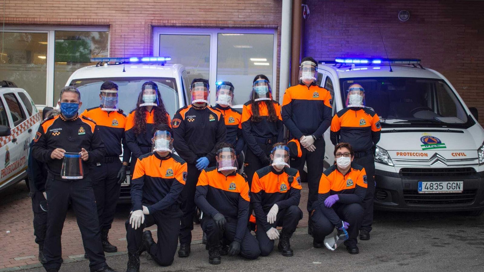 Voluntarios de Protección Civil El Ejido.