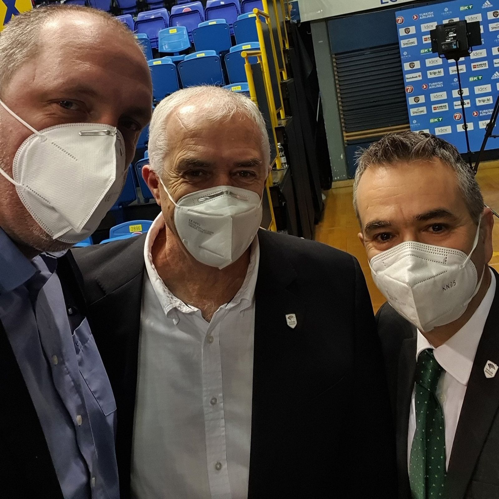 Fred Weis, Manolo Rubia y Ángel Sánchez-Cañete.