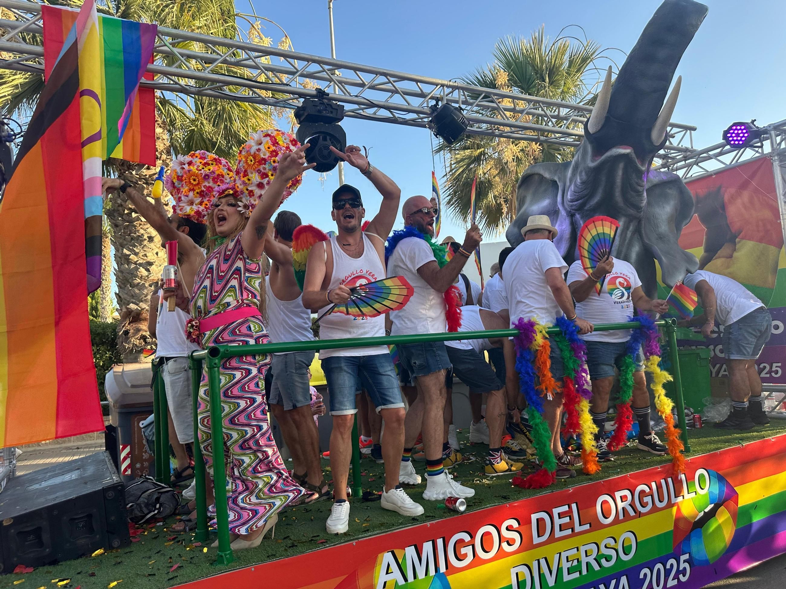 El Gran Desfile del Orgullo de Vera, en imágenes