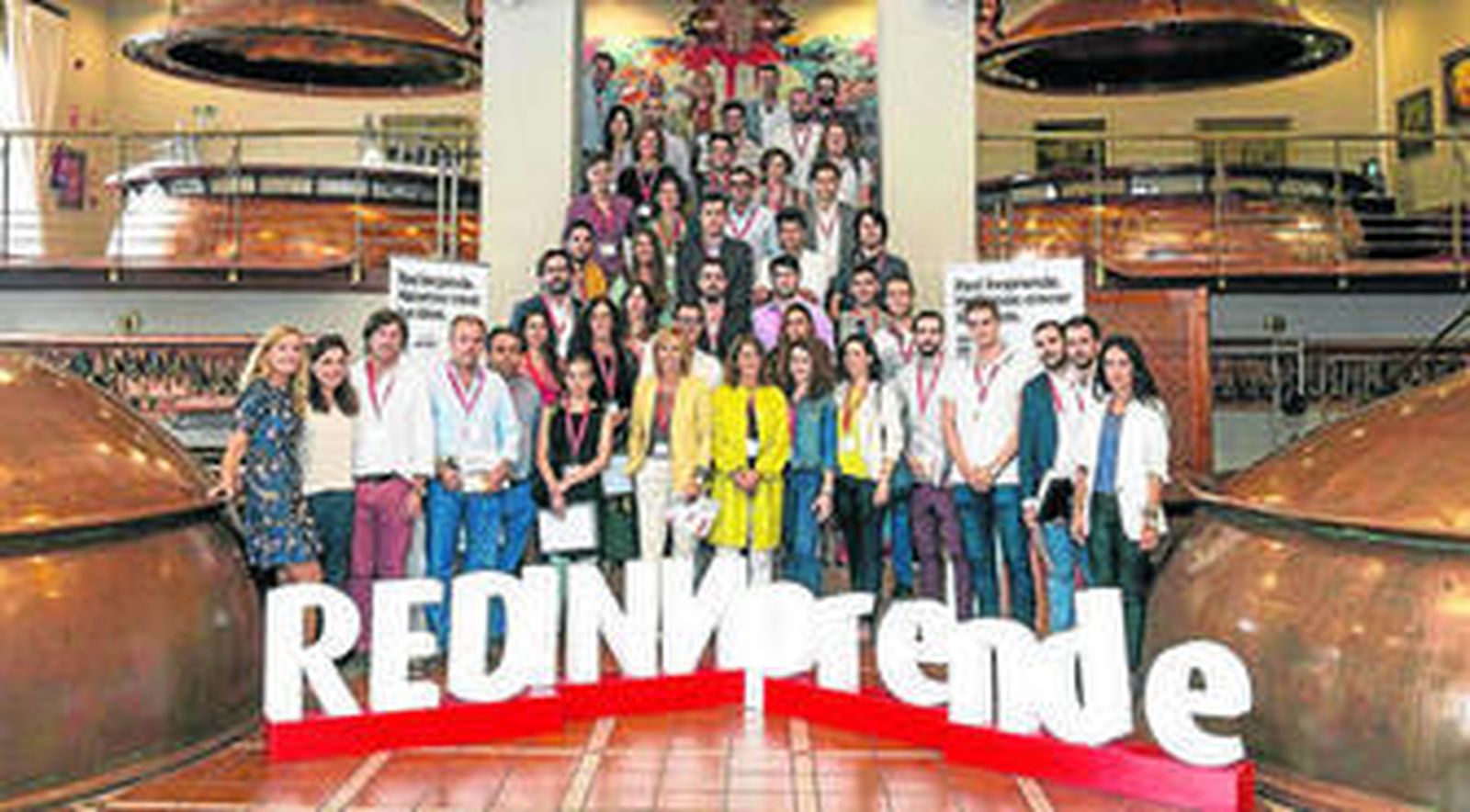 Participantes del programa de emprendimiento Red INNprende, promovido por la Fundación Cruzcampo.