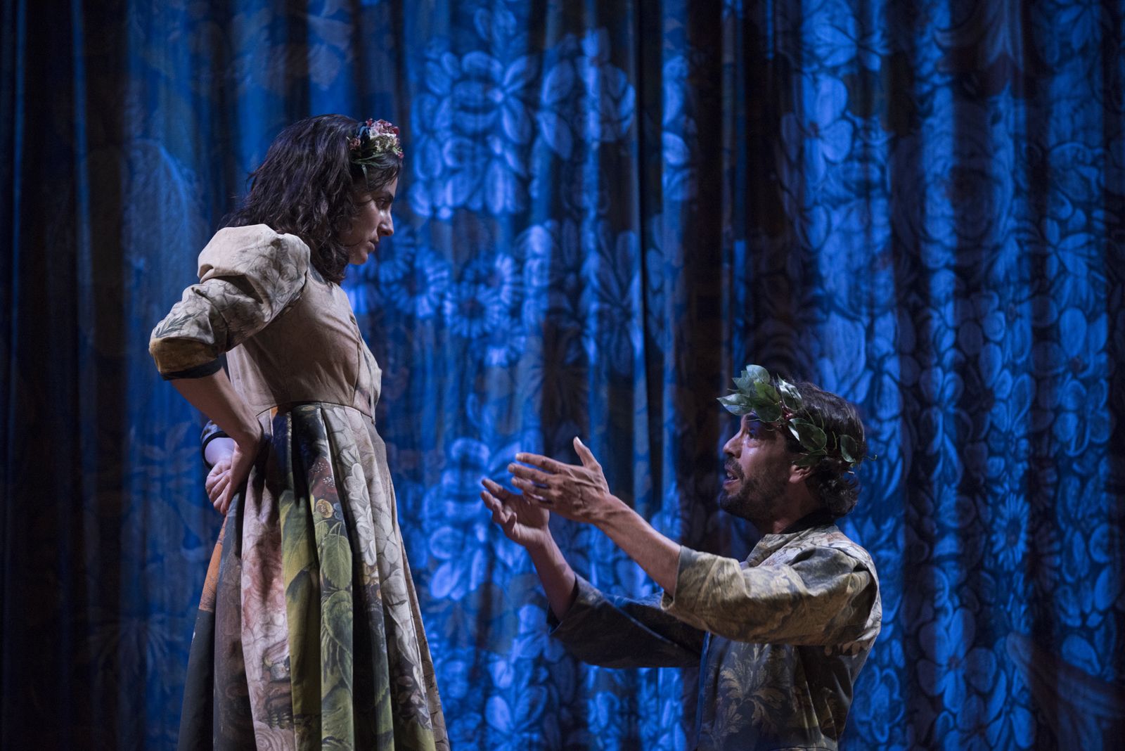 Uno de los momentos de la representación de ‘Comedia Aquilana’.