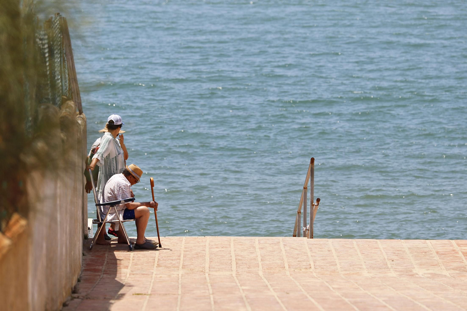 Ambiente en las playas de Huelva en el domingo 2 de julio