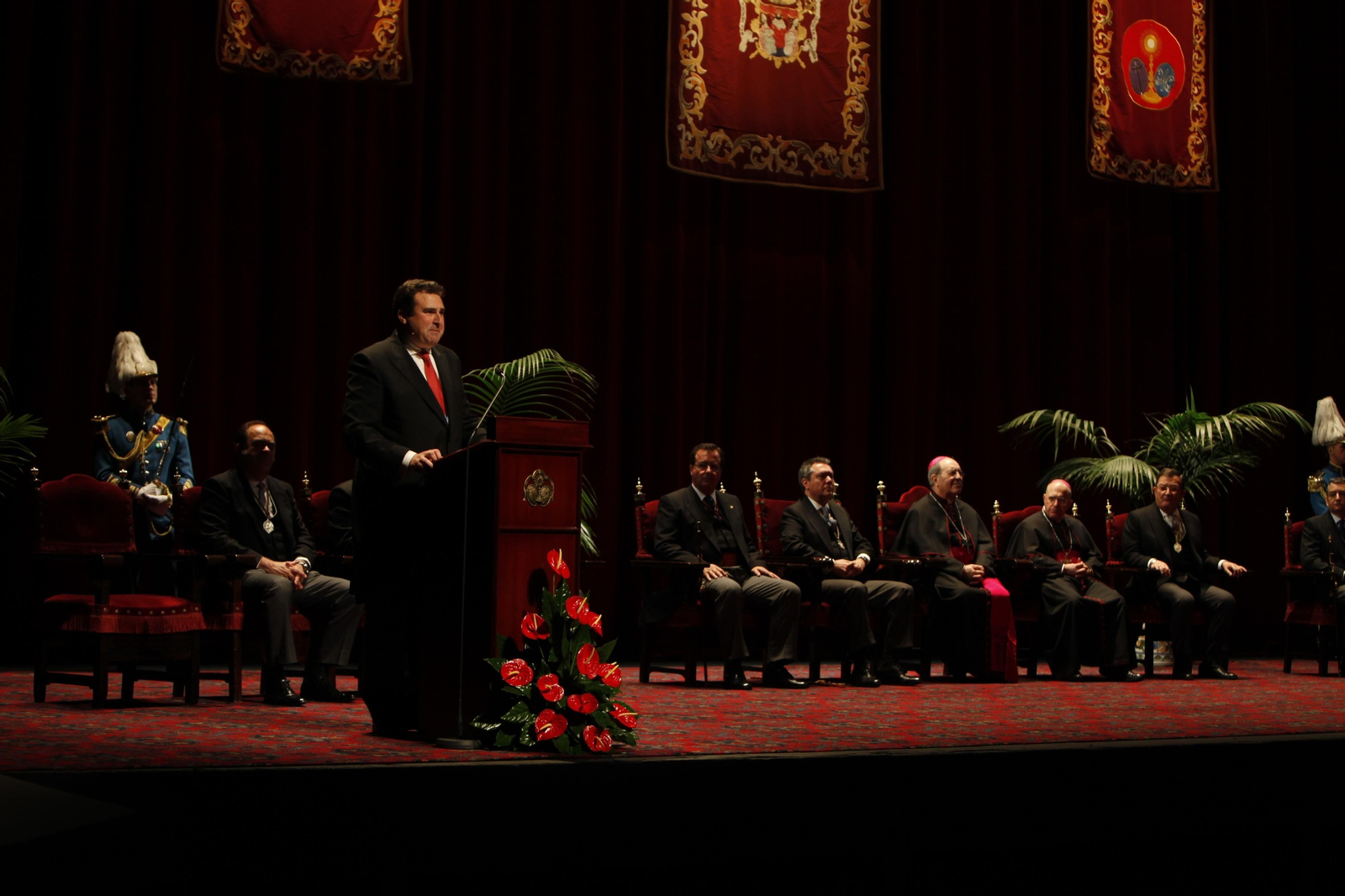 Vista general del pronunciamiento del Pregón de la Semana Santa de Sevilla.