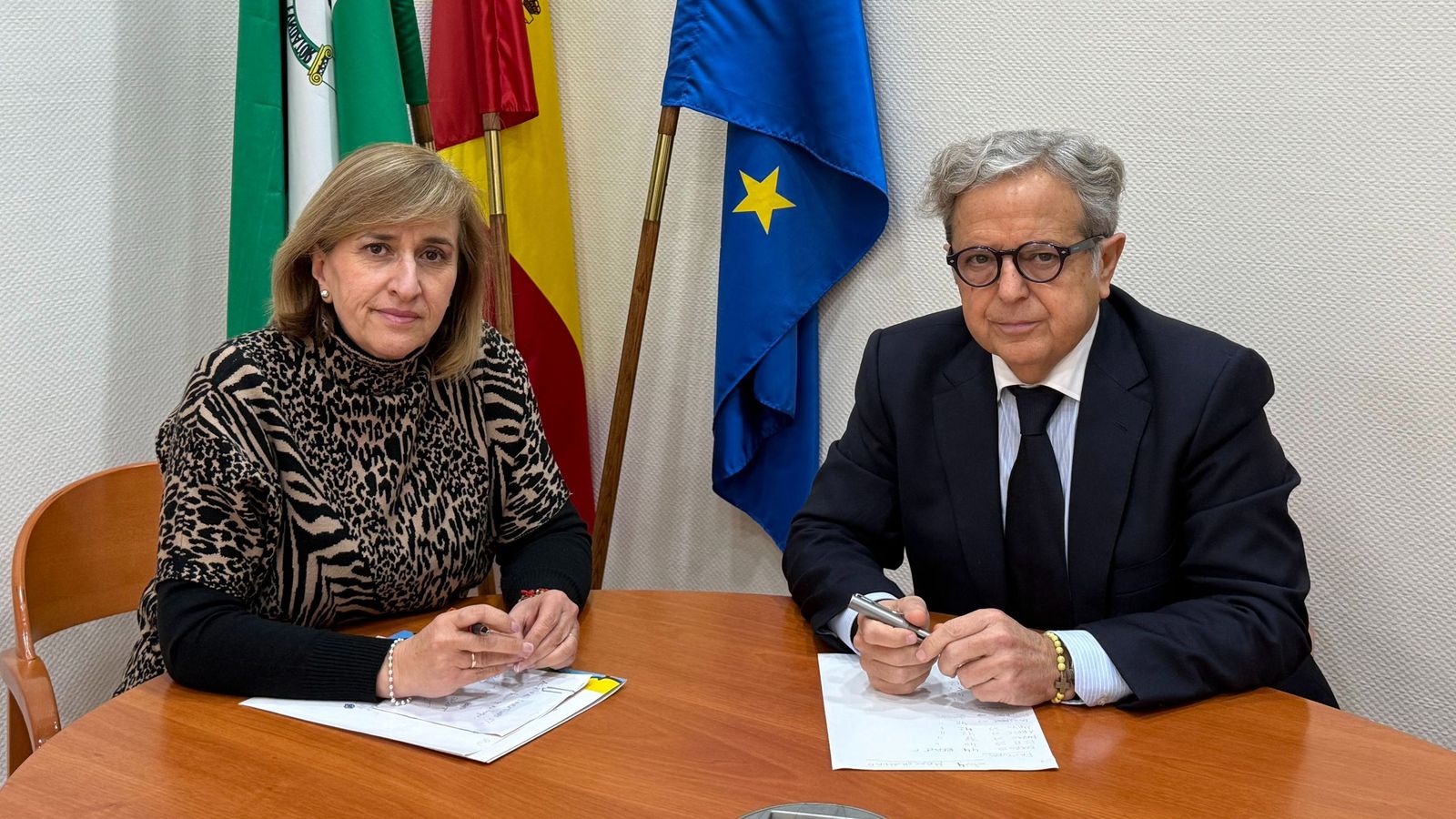 María Victoria Paterna y Salvador Fuentes.