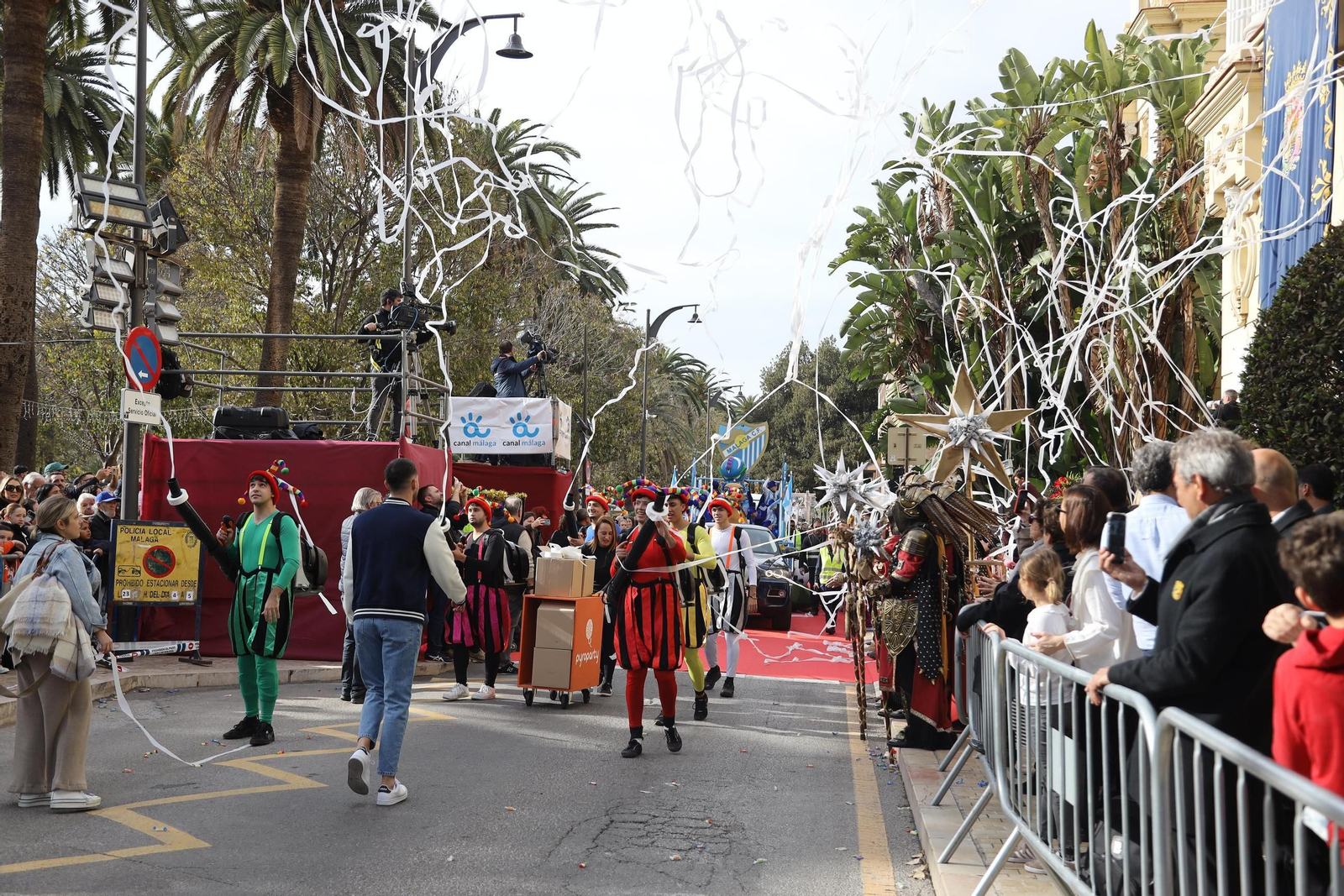La Cabalgata de Reyes Magos de Málaga, en imágenes