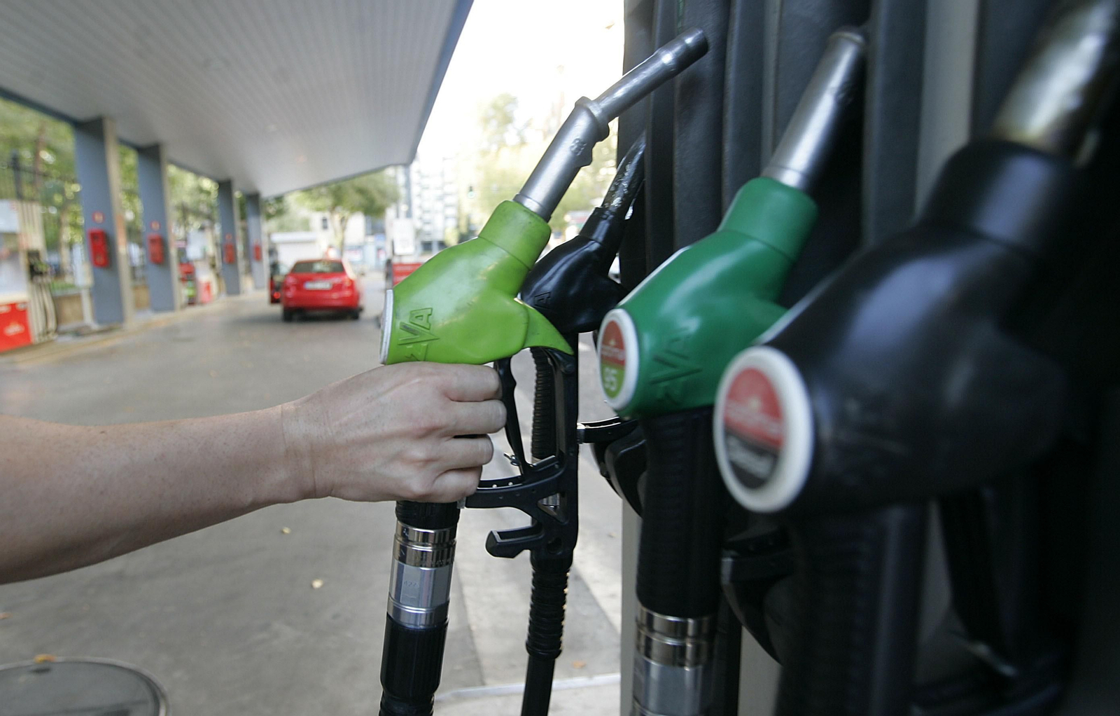 Surtidor de una gasolinera.