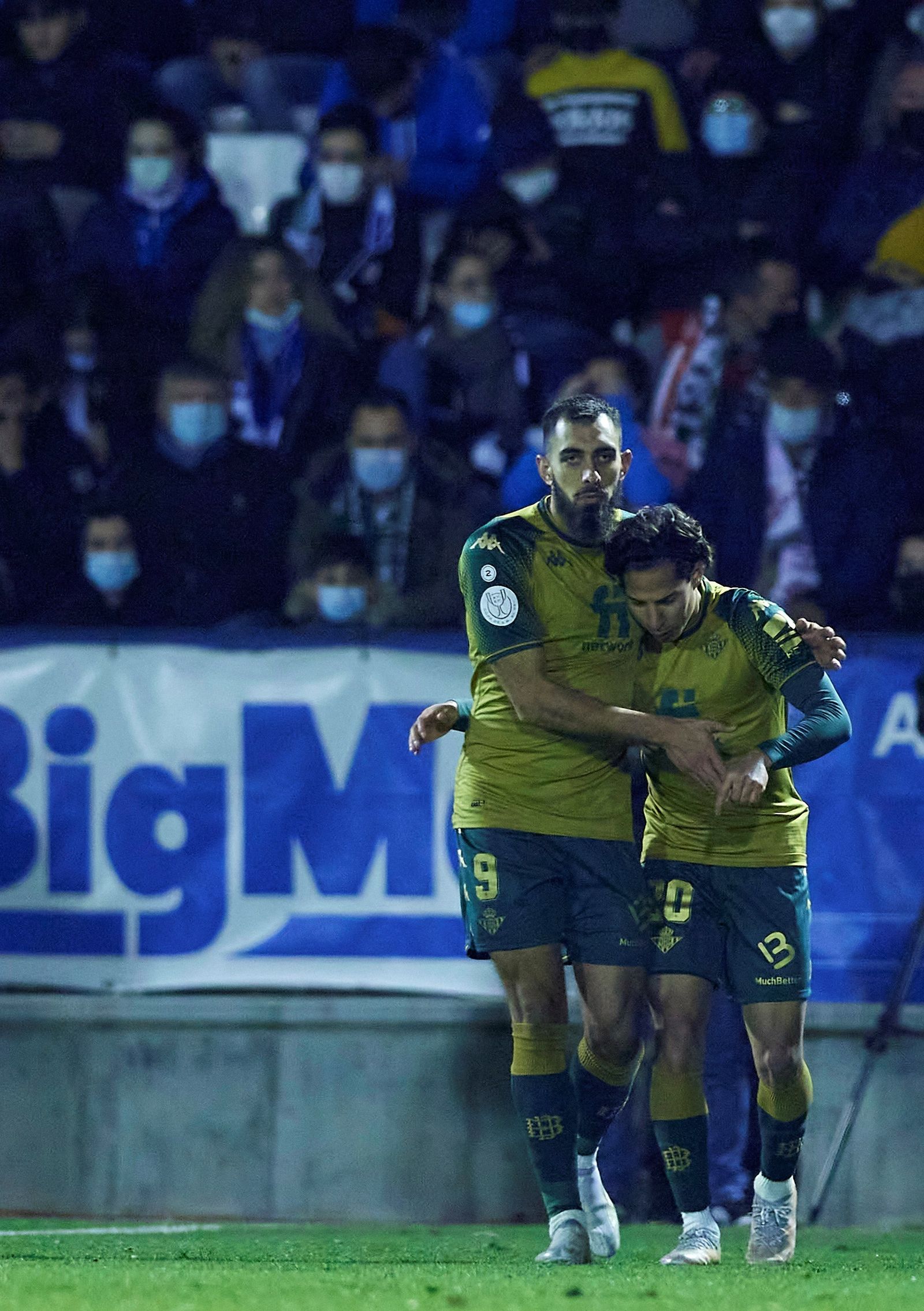 Borja Iglesias y Lainez, en el Talavera-Betis.