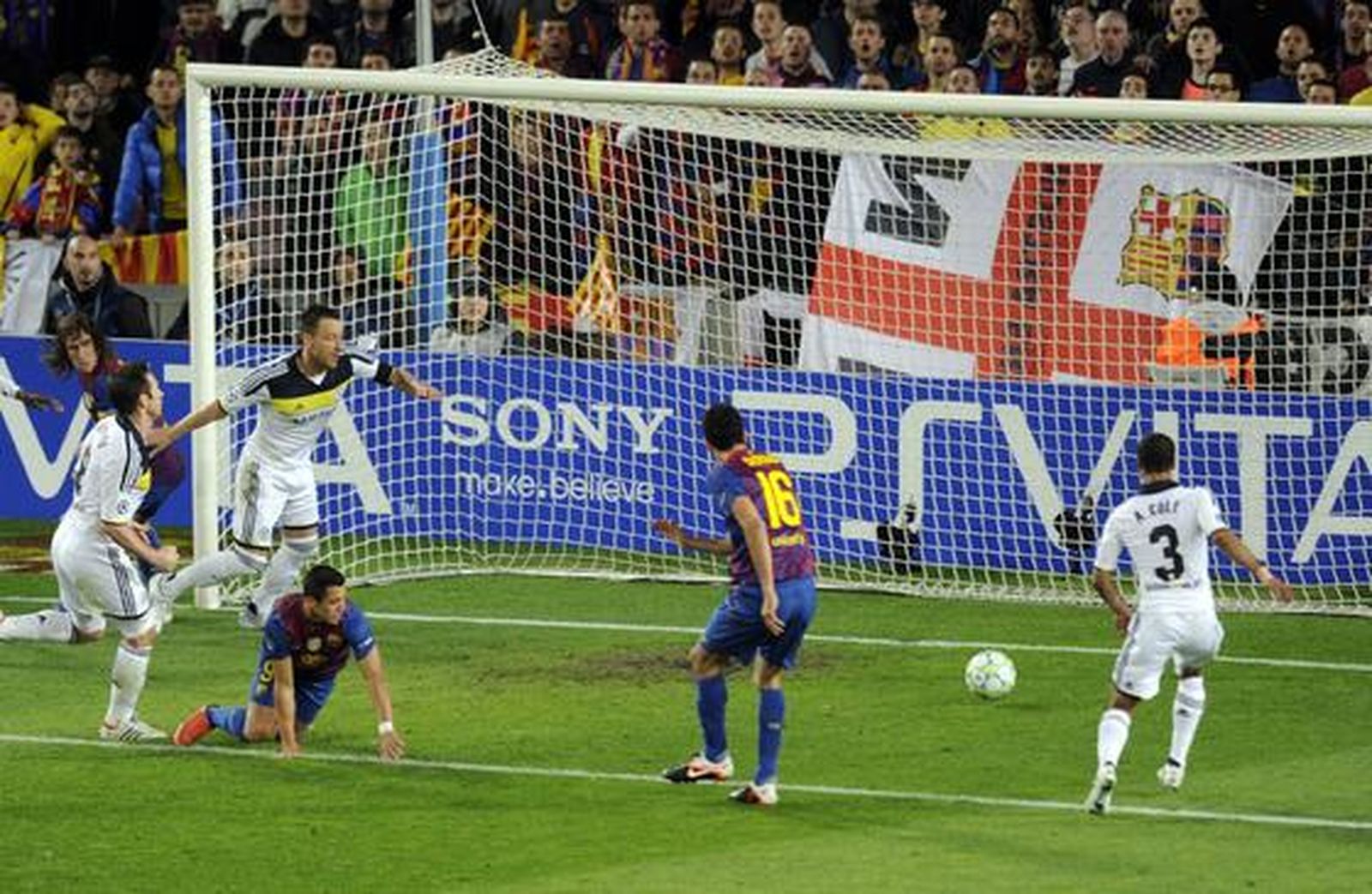 El Barcelona cae eliminado de la 'Champions' en semifinales ante el Chelsea (2-2). / AFP