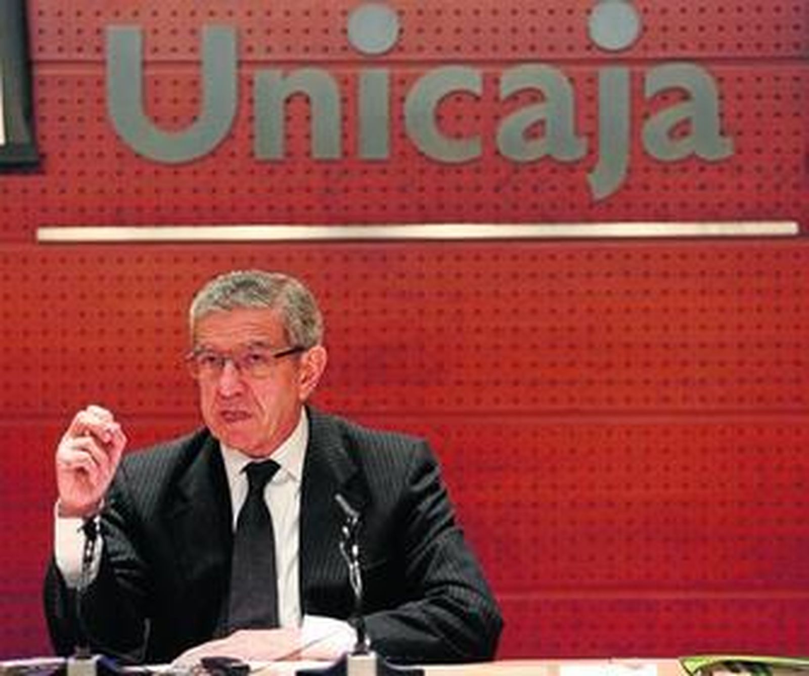 Braulio Medel, presidente de Unicaja, en una imagen de archivo.