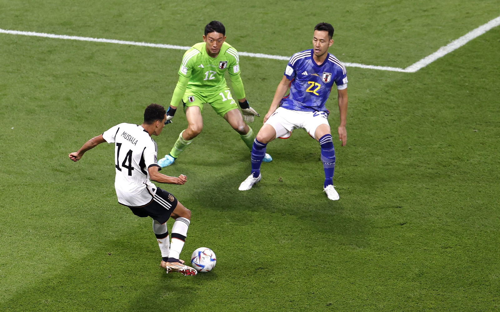 Las imágenes del Alemania - Japón en el Mundial de Qatar