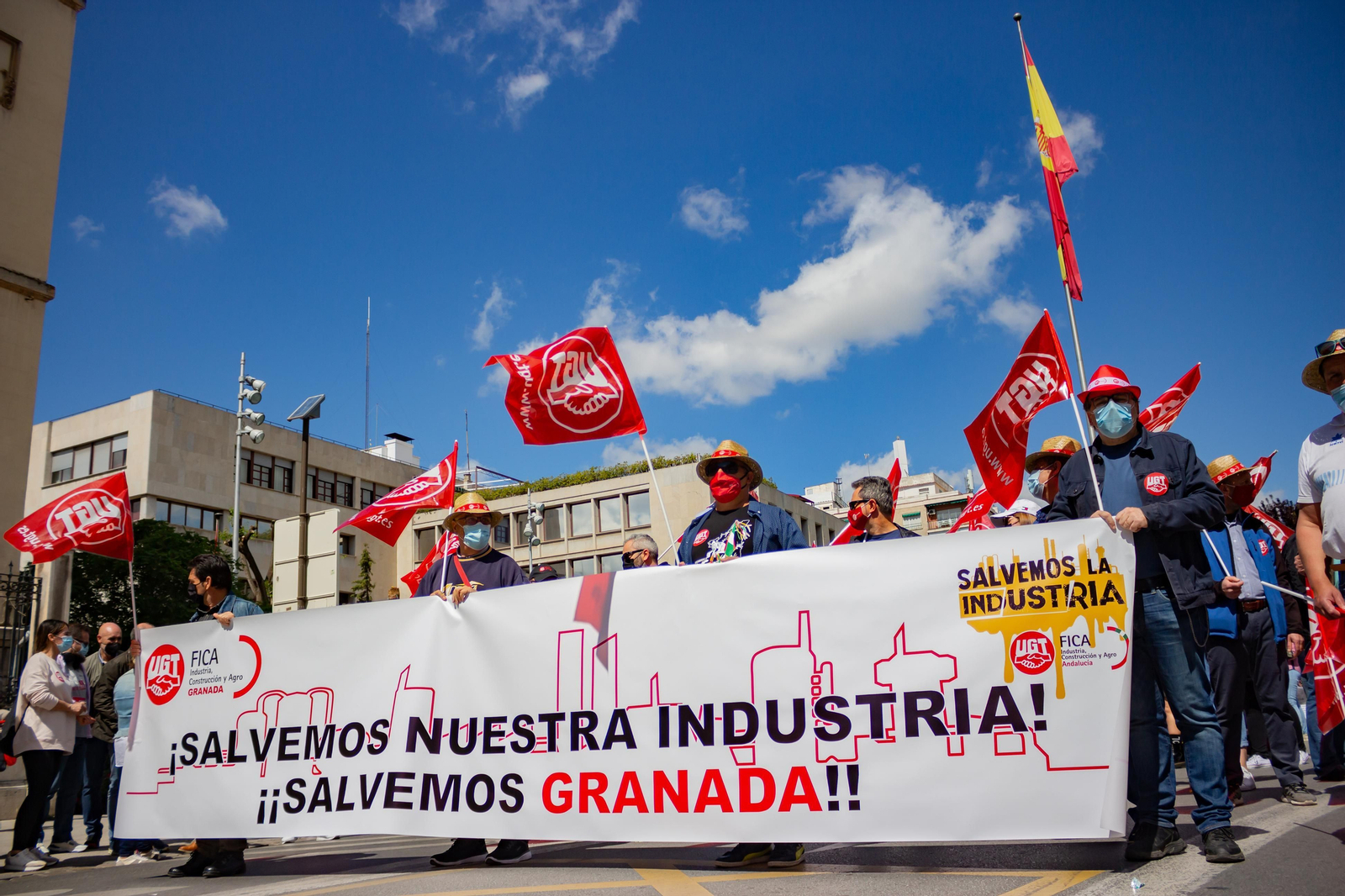 Fotos: Manifestación del 1º de Mayo en Granada