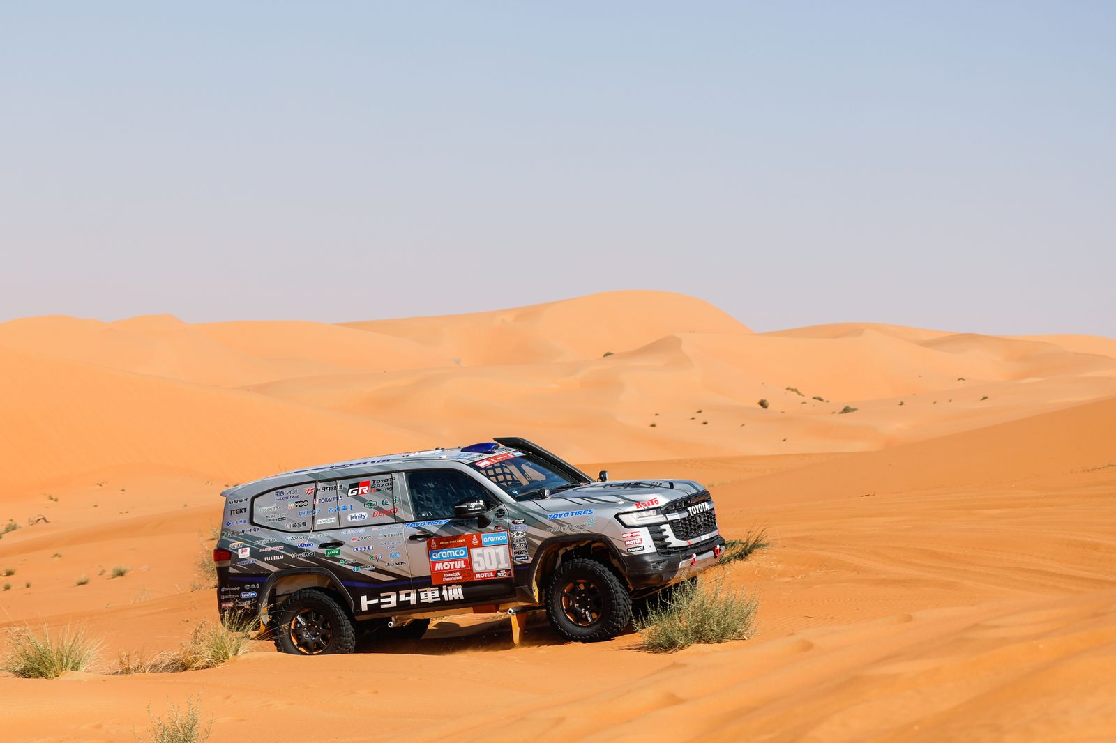 Las mejores fotos del Dakar por las dunas
