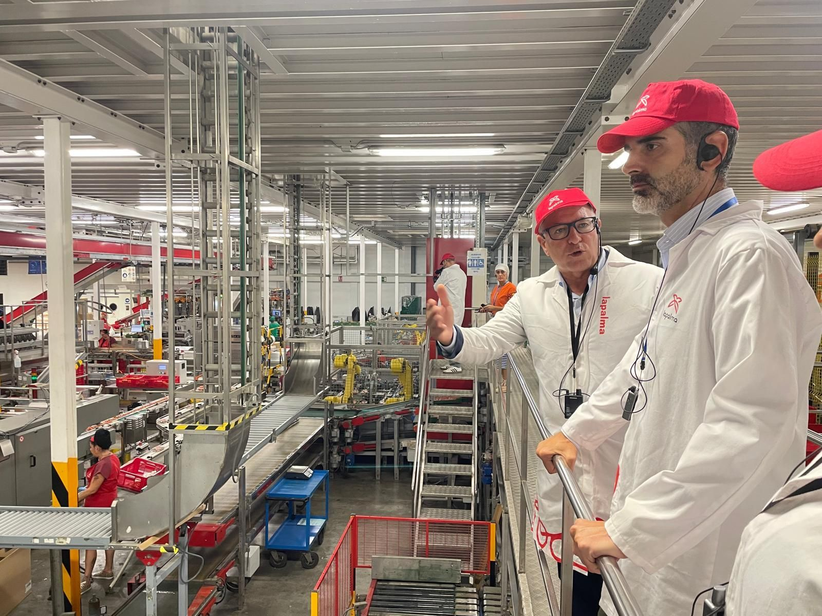 El consejero de Agricultura visita La Palma.