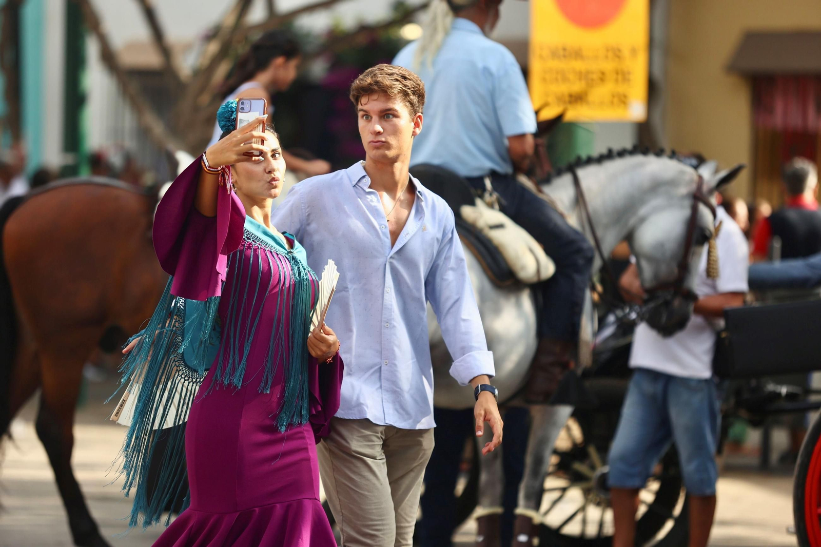 La Feria del Centro y en el Real, en fotos