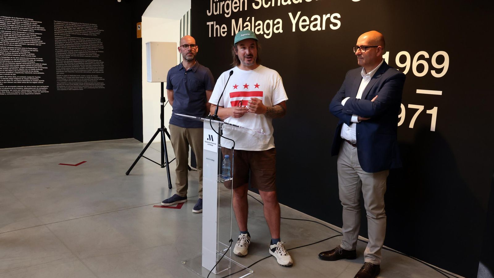 Presentación de la exposición 'The Málaga Years (1969-1971)'.