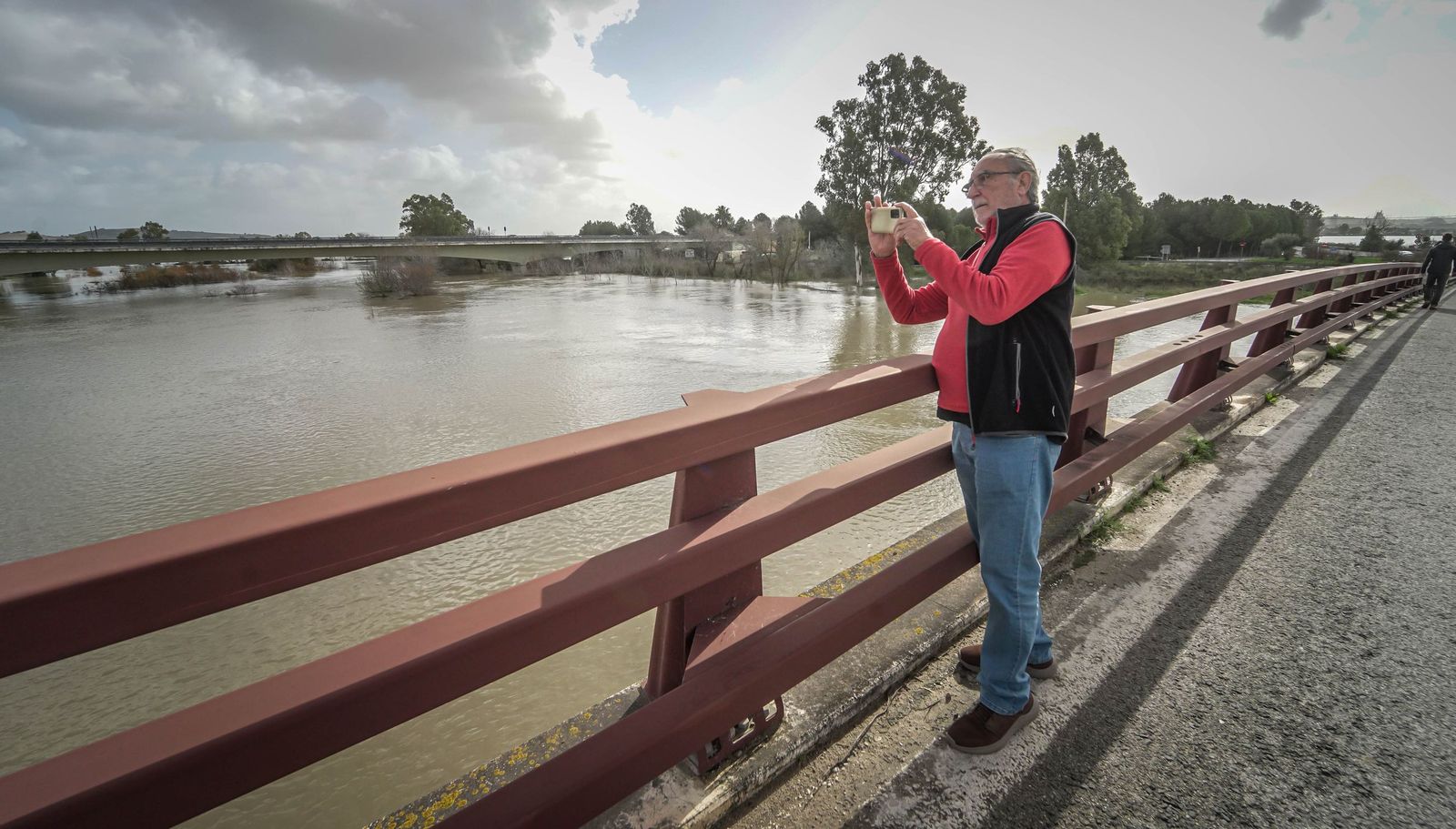 Un día tranquilo en el rio Guadalete, en imágenes
