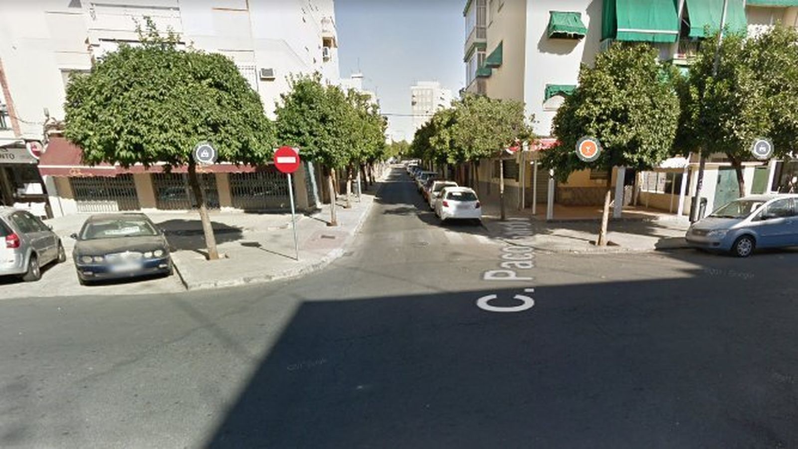 Cruce de las calles Paco Gandía y Guillén de Castro