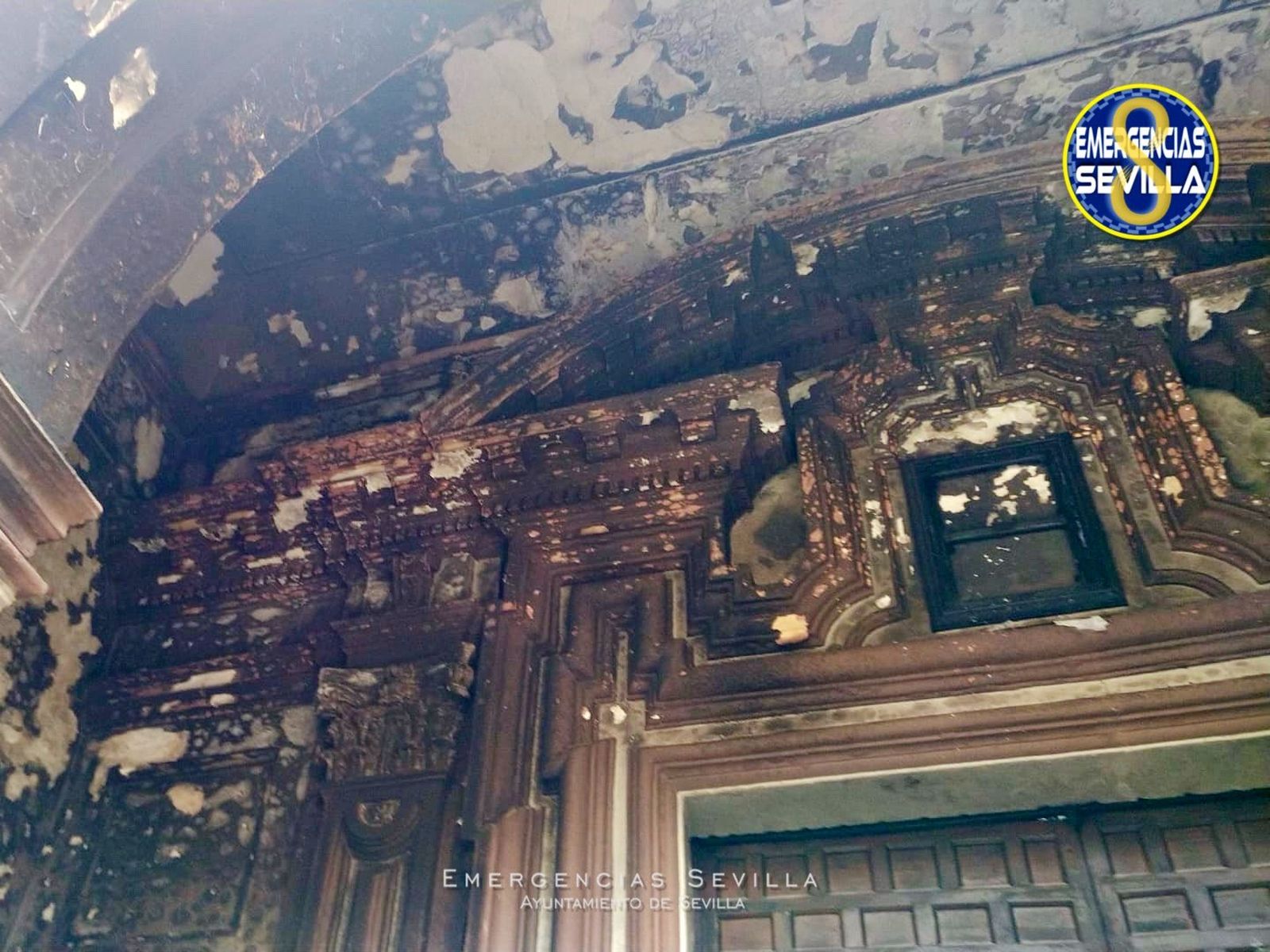 Zona que se ha quemado en San Antonio Abad