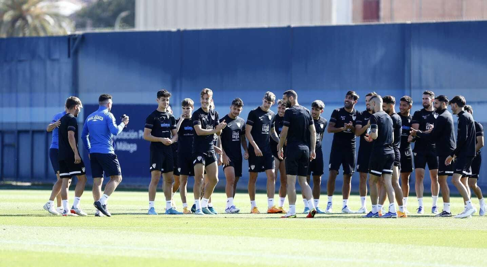 Las fotos del entrenamiento del Málaga CF antes de la visita del Oviedo
