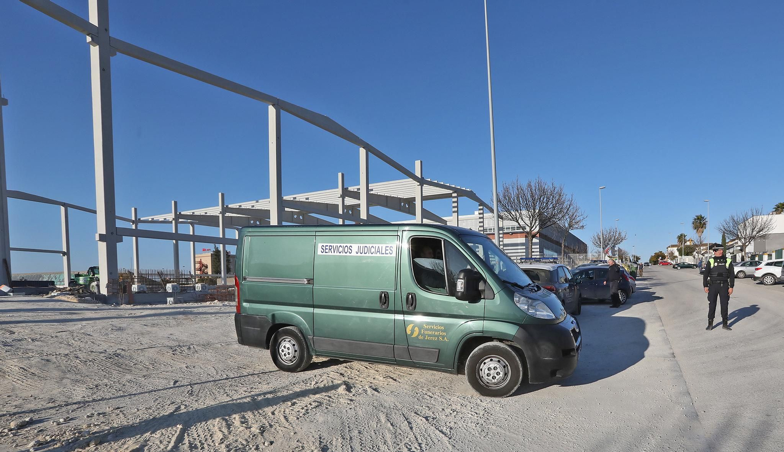 Imágenes de la obra donde ha fallecido un trabajador.