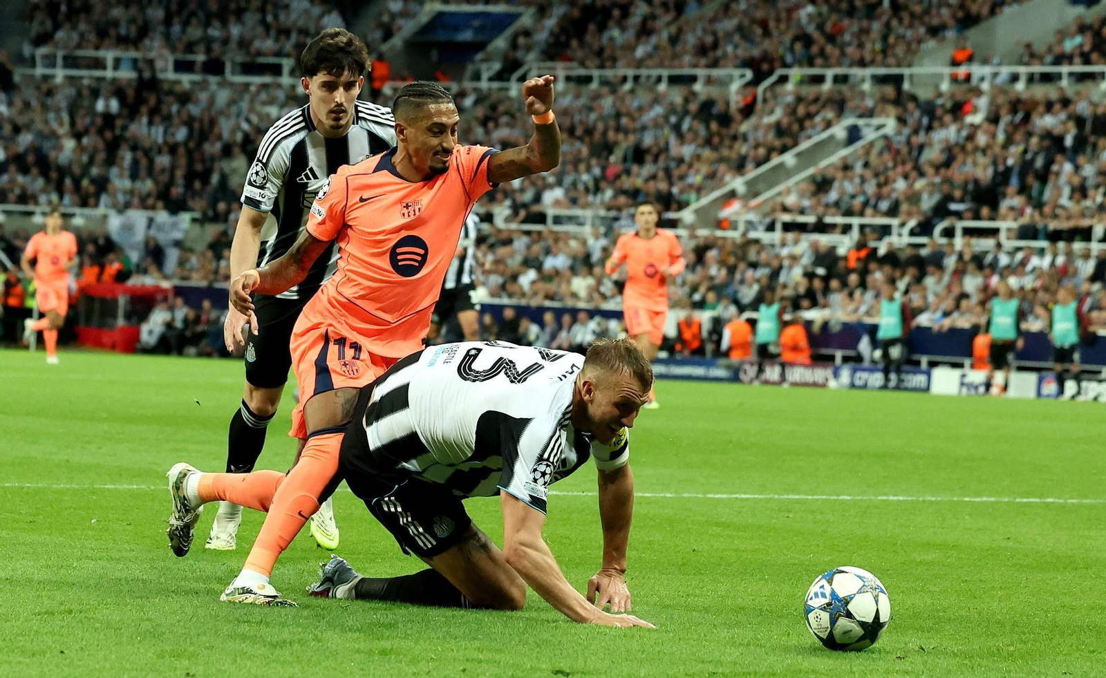 Las fotos del Newcastle - Barcelona