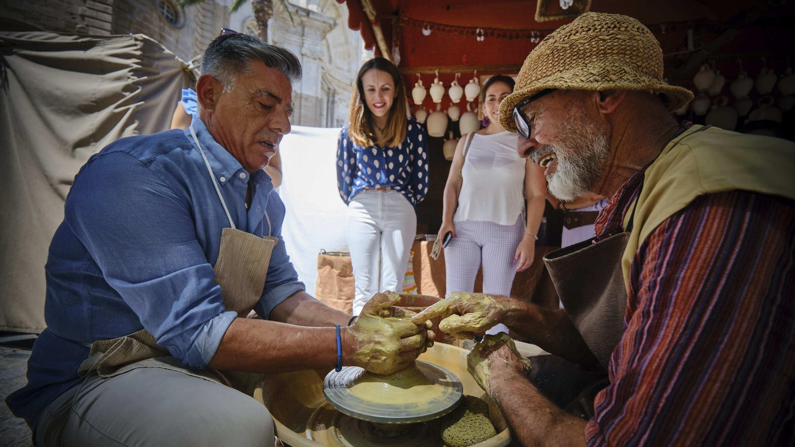 Inauguración del Mercado Andalusí de Cádiz .