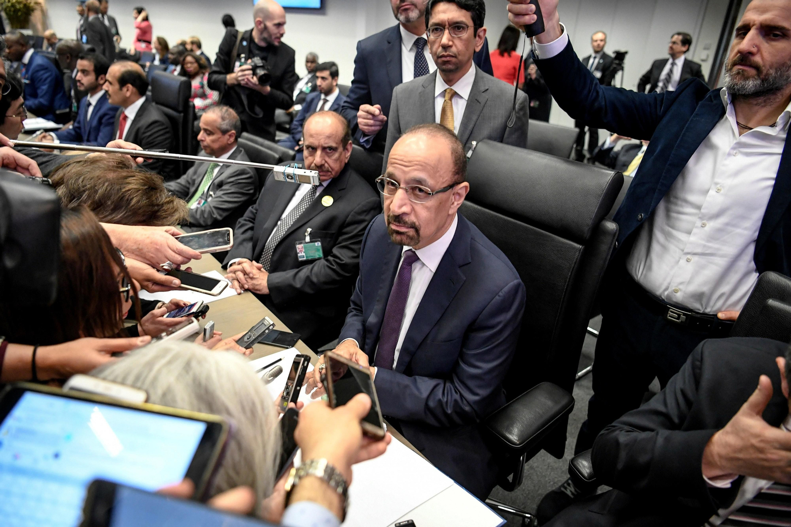 El ministro de Energía de Arabia Saudí, Khalid al-Falih.