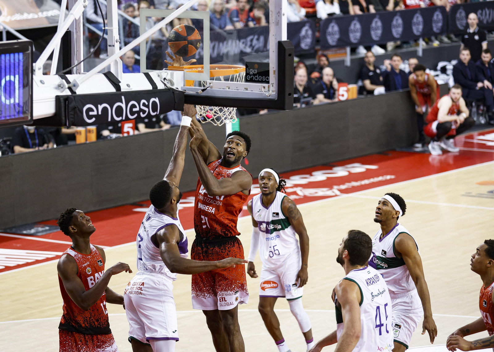 El Baxi Manresa - Unicaja, en fotos