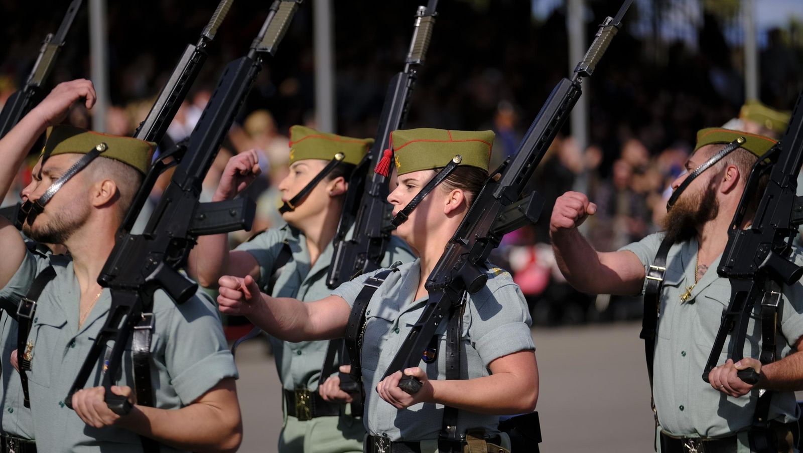 Conmemoración del Combate de Edchera en la Base Álvarez de Sotomayor de La Legión, en imágenes