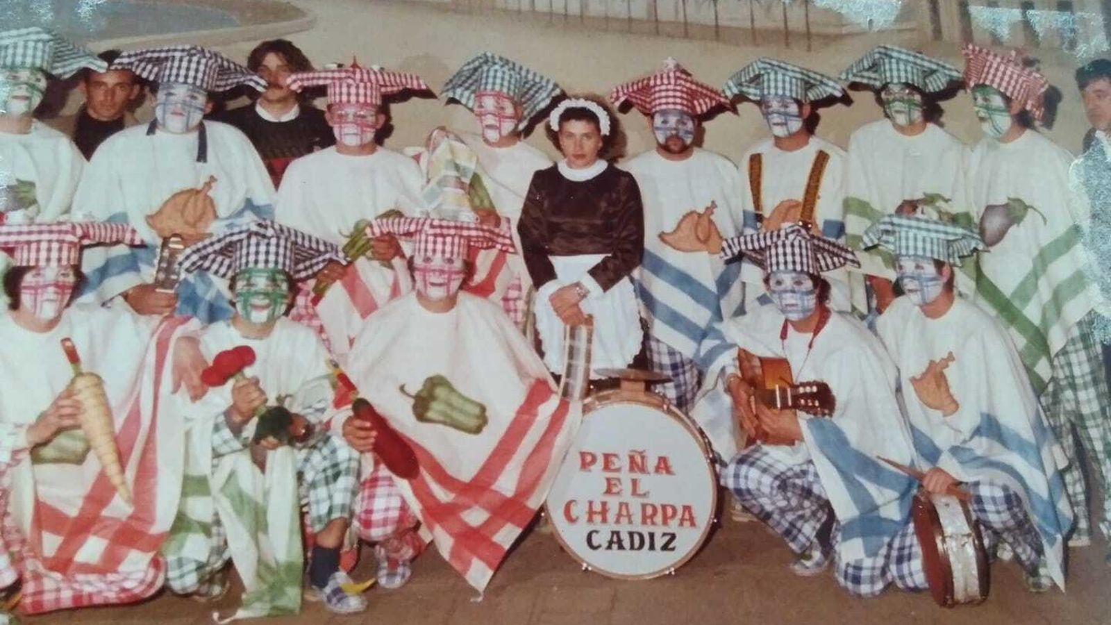 La chirigota de 1983 'Los paños de cocina'.