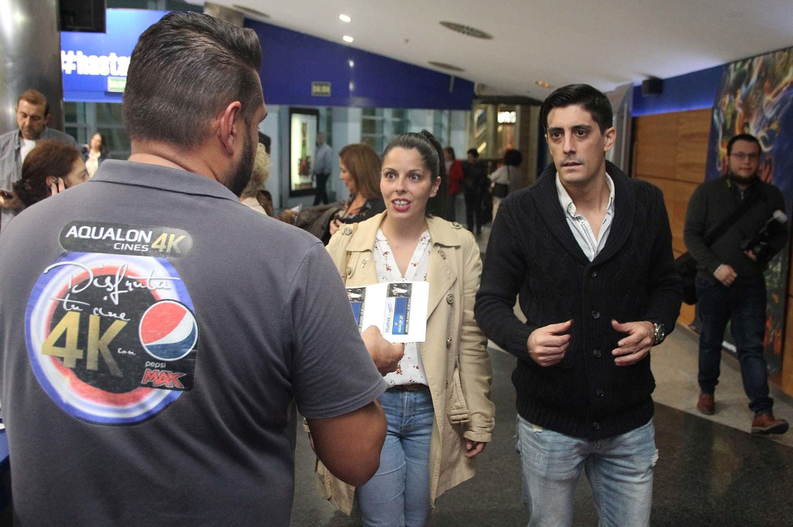 Imágenes de la proyección de la película Bernarda en CineBox Aqualon