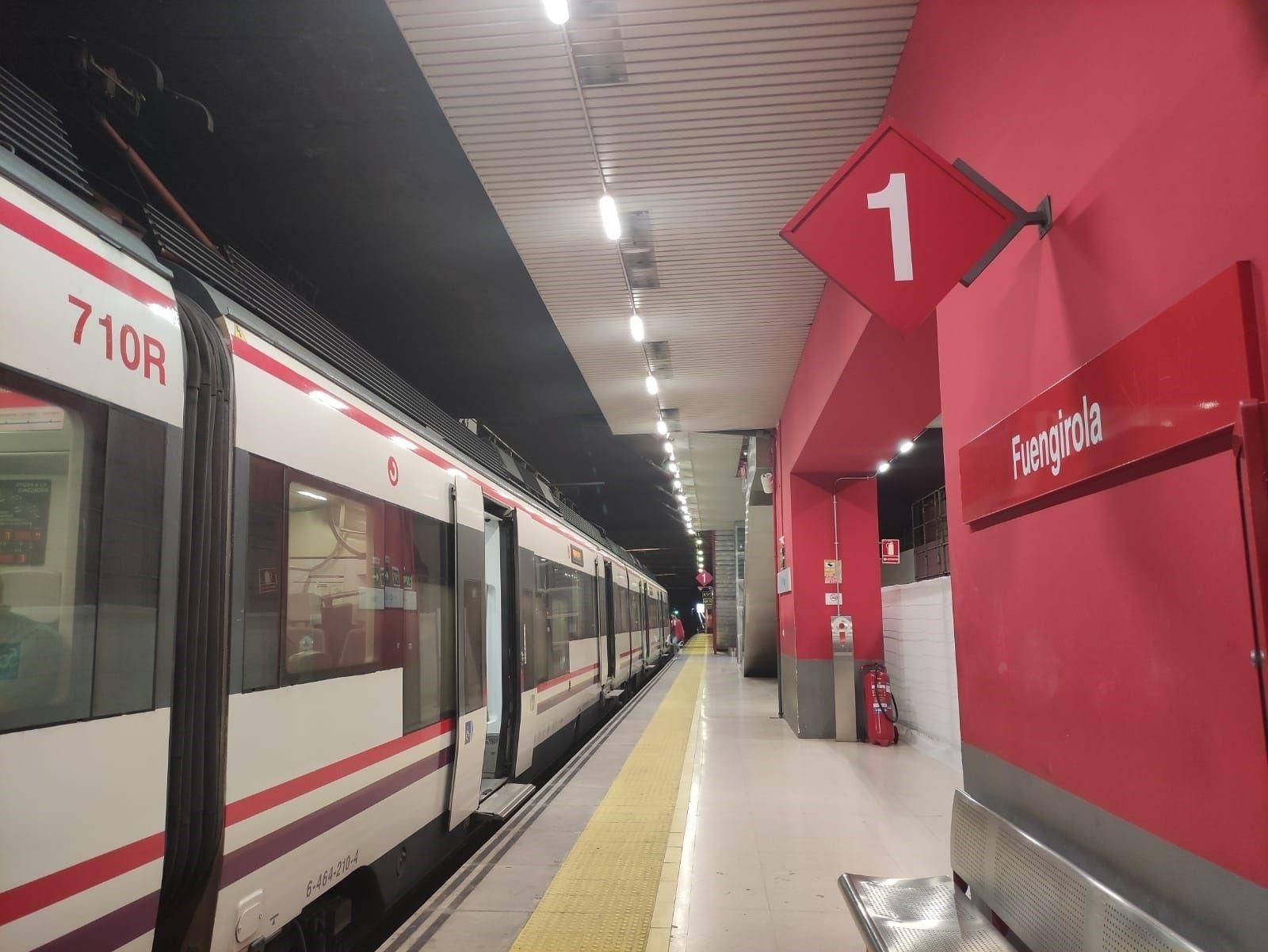 El Cercanías de Málaga alcanza una puntualidad del 97% en el mes de septiembre