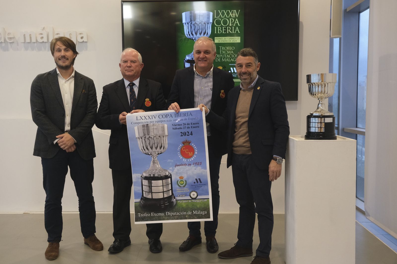 Equipos de toda España en la Copa Iberia de golf Diputación de Málaga